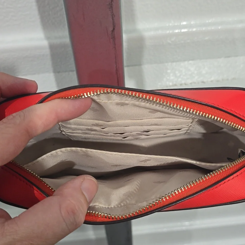 Kate Spade Orange Crossbody‎ Bag with Minimalist Design